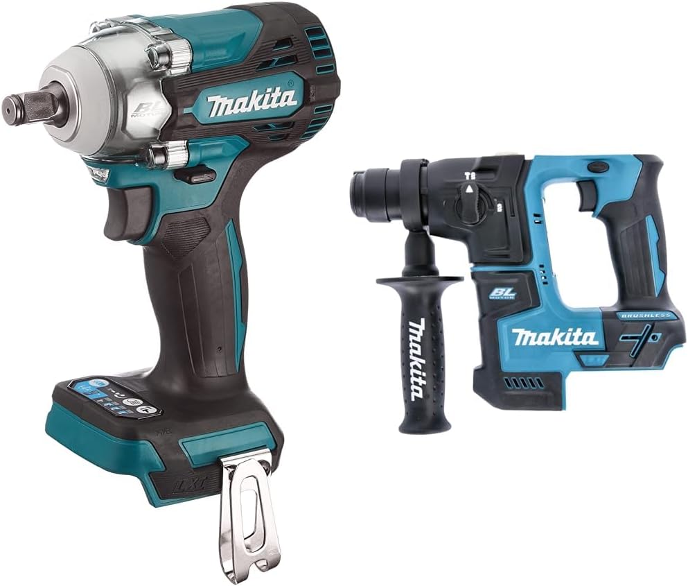 Makita DTW300Z 18V LXT Brushless Cordless Impact Wrench (Body Only) – Type 2 Makpac Case Included, Batteries & Charger Excluded