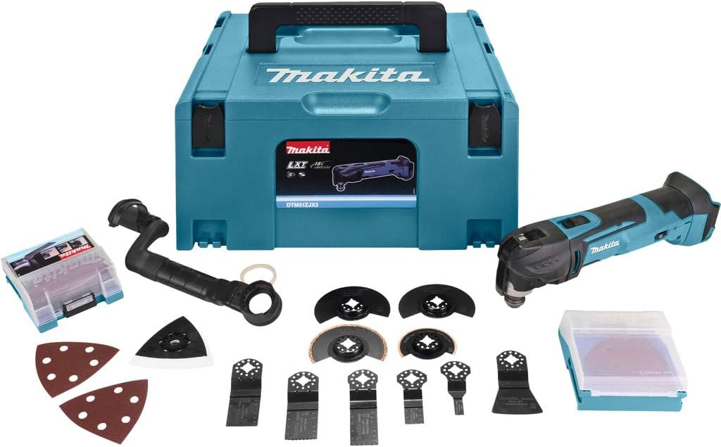 Makita DTM51ZJX3 18V LXT Cordless Multi-Tool Set – Tool Kit Included