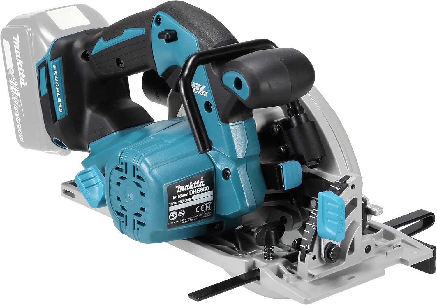 Makita DHS680Z 18V Li-Ion LXT Brushless 165mm Circular Saw – Tool Only (Battery & Charger Excluded)