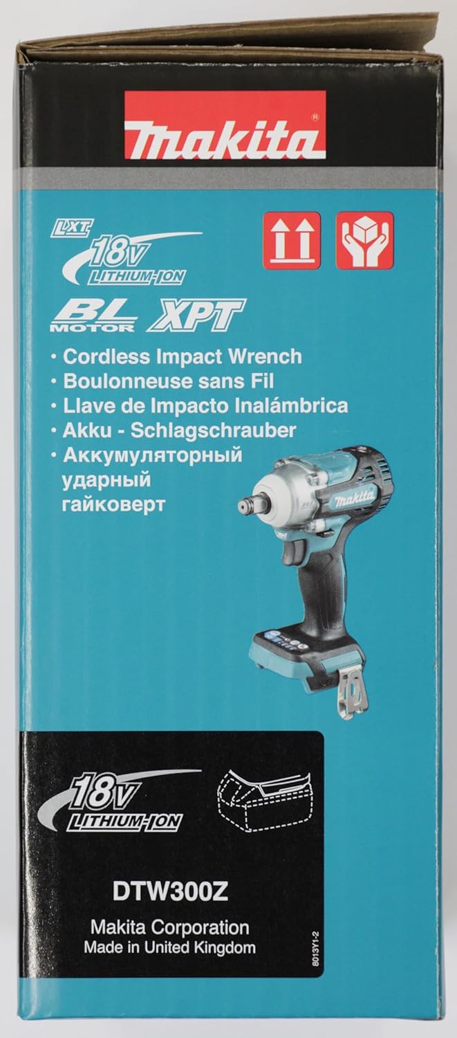 Makita DTW300Z 18V Brushless Cordless Impact Wrench – Tool Only (Battery & Charger Excluded)