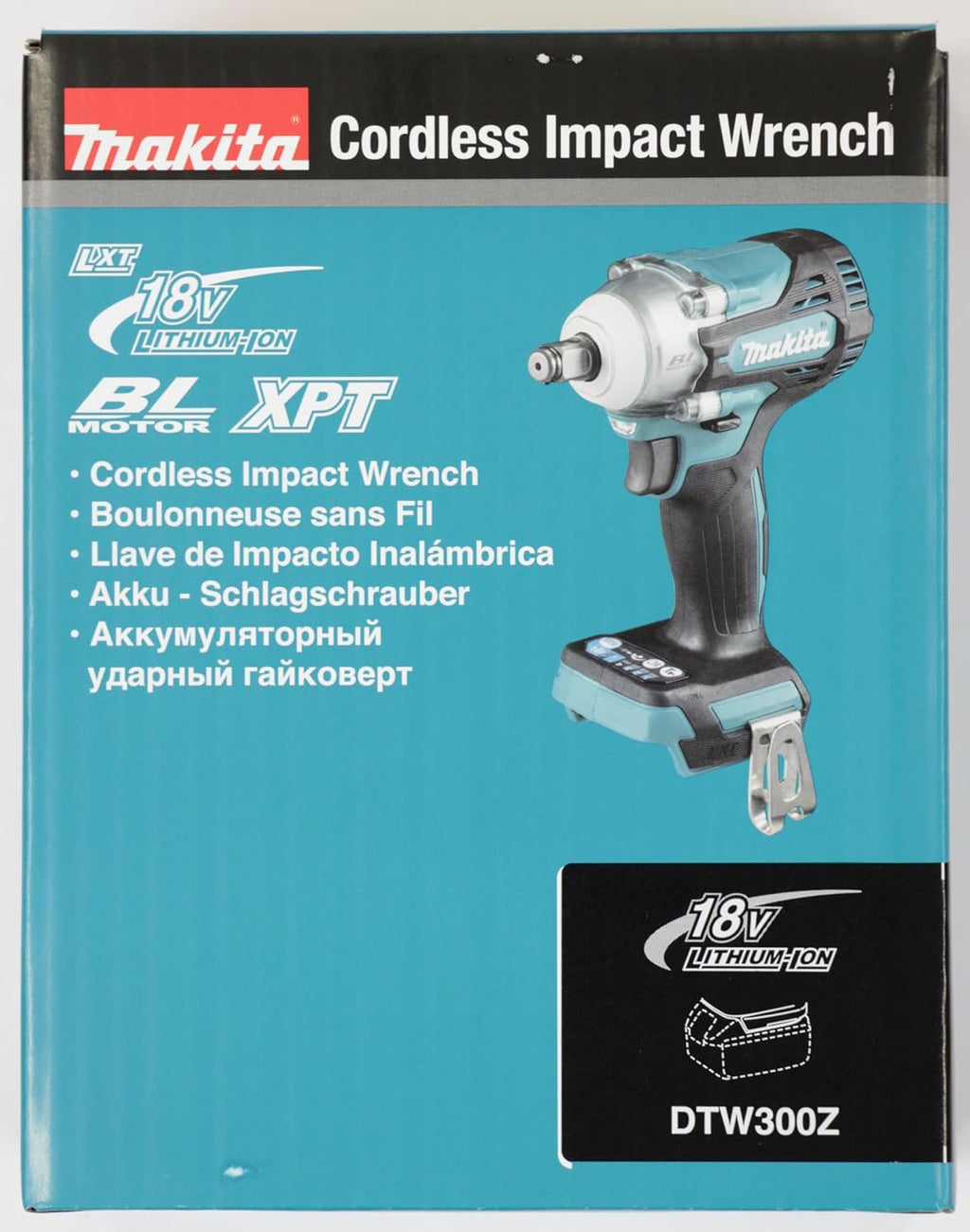 Makita DTW300Z 18V Brushless Cordless Impact Wrench – Tool Only (Battery & Charger Excluded)