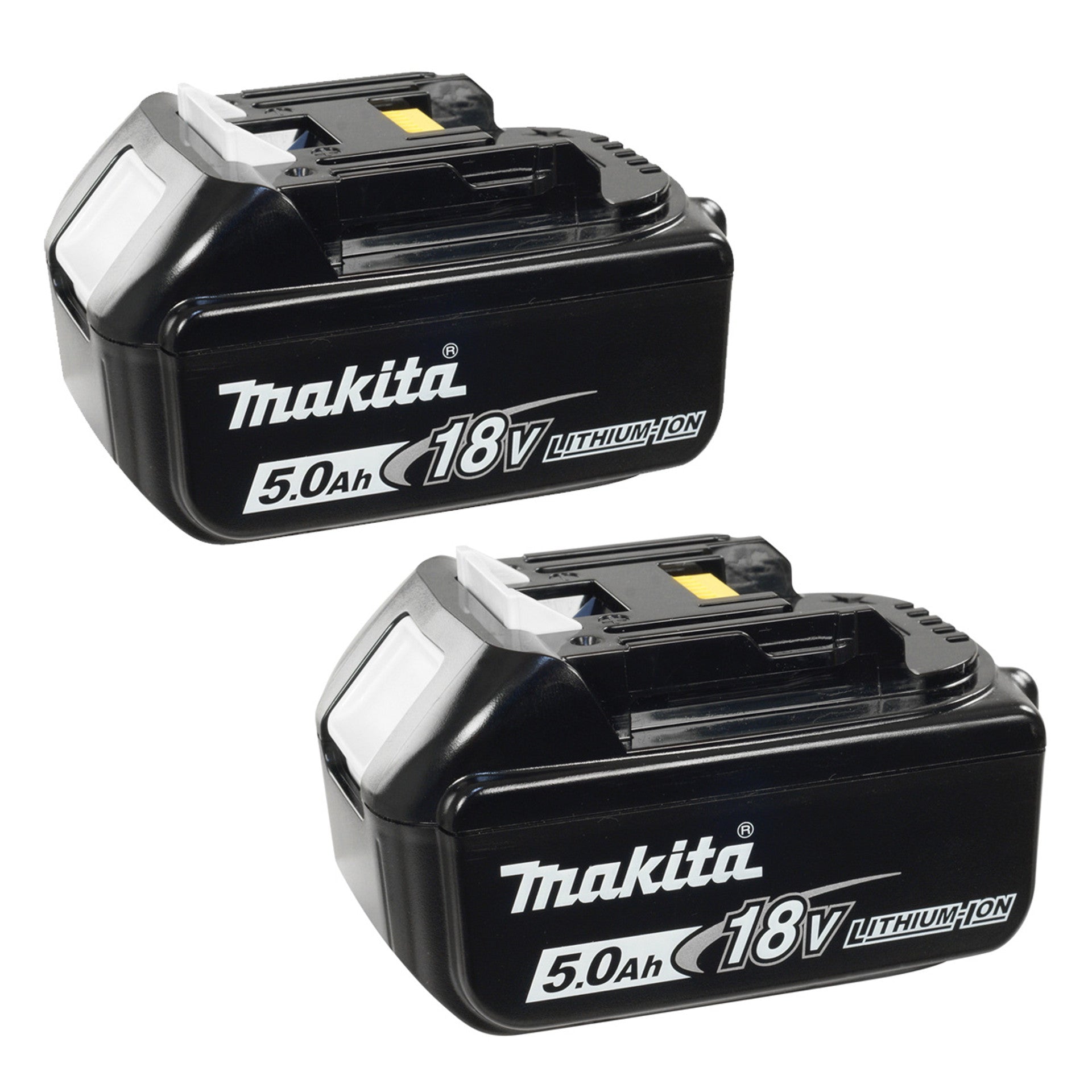 Makita 18V LXT 5.0Ah Lithium-Ion Battery 2-Pack – High-Capacity Power for LXT Tools (Compatible with BL1860B, BL1860, BL1850)