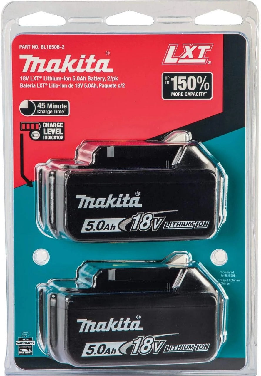 Makita DTM51Z 18V LXT Multi-Tool Kit – Tool-Free Blade Change with 2 x 5.0Ah Batteries